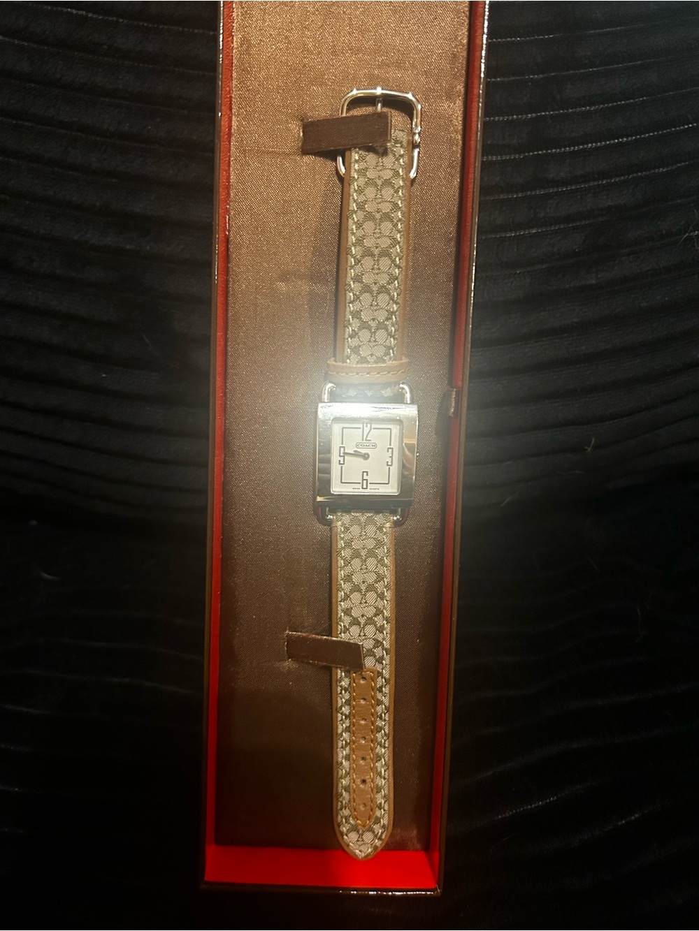 Vintage Coach Signature Watch - needs battery